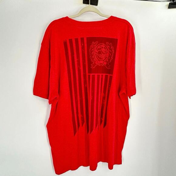 CINCH USA American Flag Red Graphic Llgo Tee Western Rodeo Men’s XXL - Picture 1 of 7